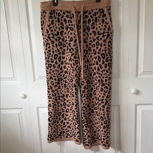 Leopard Print Women's Pants